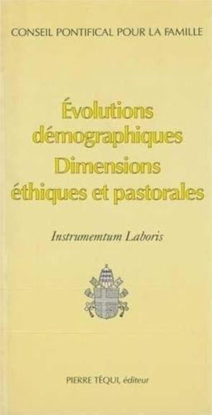 Couverture du livre « EVOLUTIONS DEMOGRAPHIQUES » de Servais Pinckaers, librairie Les Contes Infusés à Corte