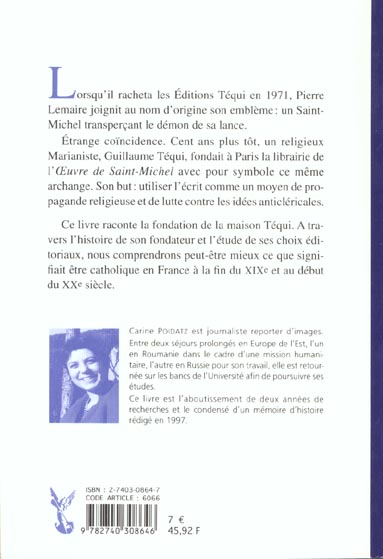 Quatrième de couverture de « HISTOIRE D'UNE FONDATION »