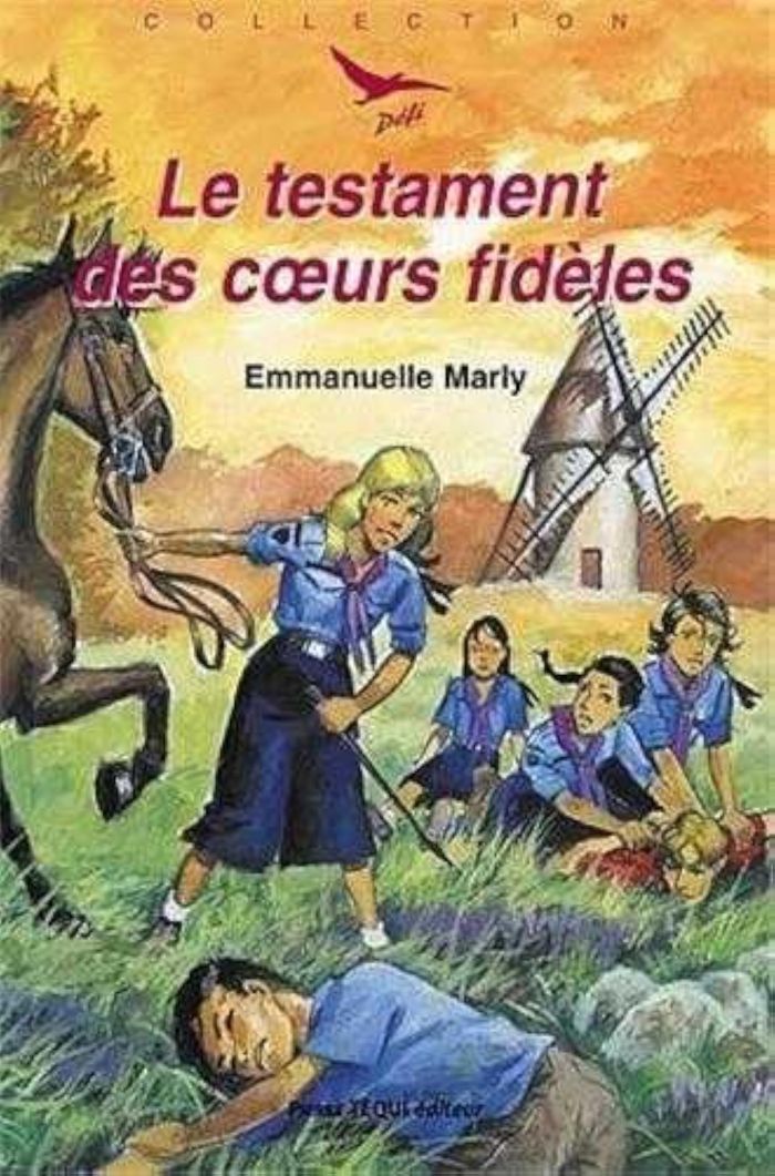 Couverture du livre « LE TESTAMENT DES COEURS FIDELES - DEFI N 28 » de Emmanuelle Marly, librairie Les Contes Infusés à Corte