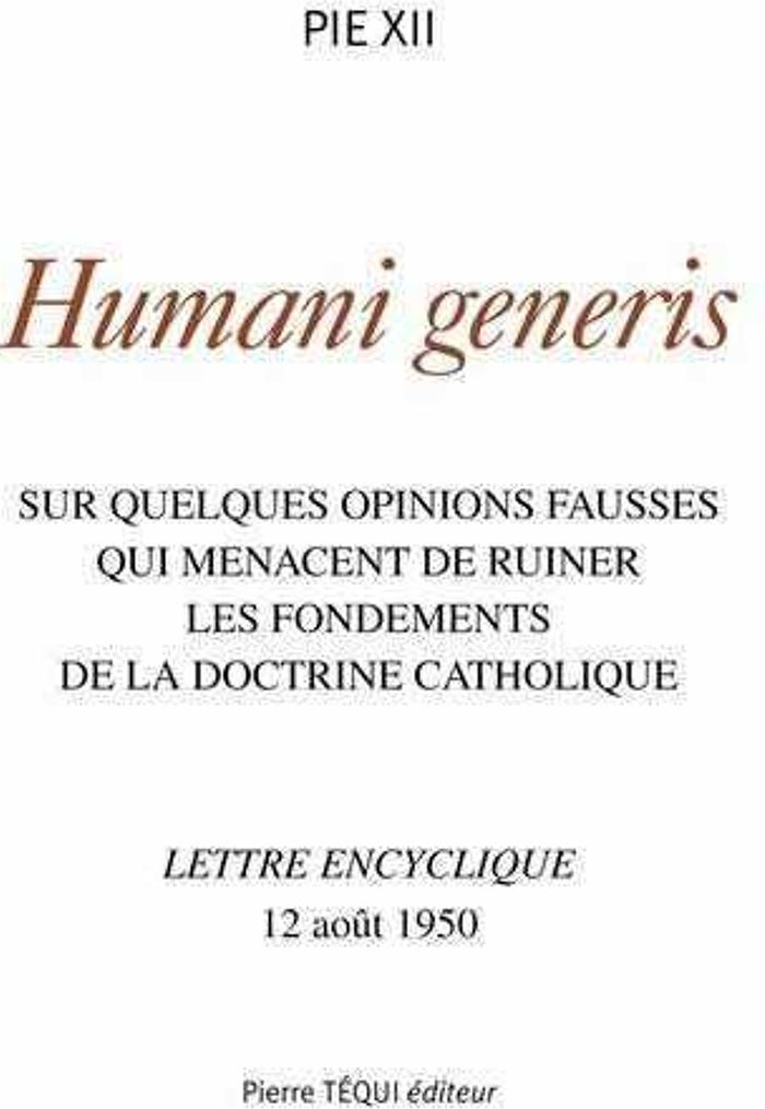 Couverture du livre « QUELQUES OPINIONS FAUSSES QUI MENACENT DE RUINER LES FONDEMENTS DE LA DOCTRINE CATHOLIQUE - HUMANI G » de Vii Pie, librairie Les Contes Infusés à Corte