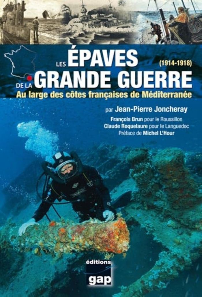 Couverture du livre « LES EPAVES DE LA GRANDE GUERRE... », librairie Les Contes Infusés à Corte