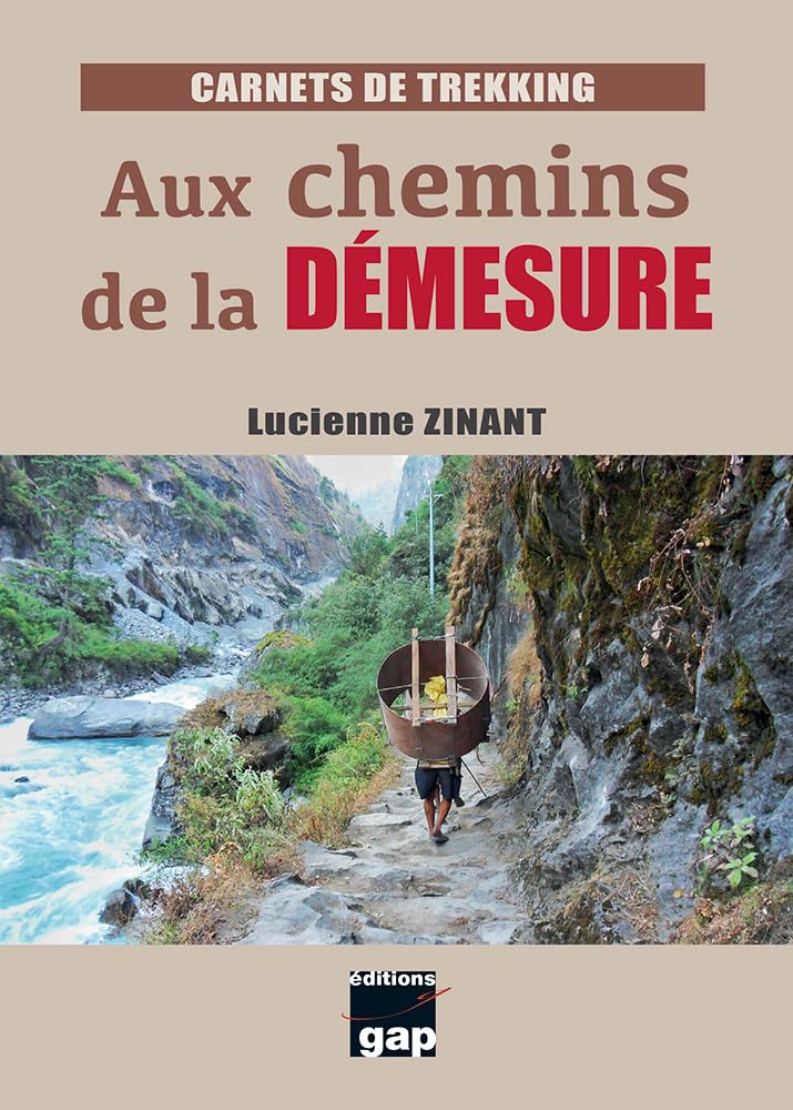 Couverture du livre « Carnets de trekking : aux chemins de la démesure », librairie Les Contes Infusés à Corte