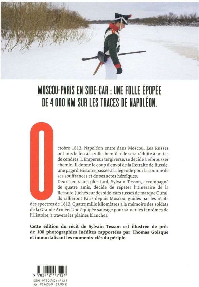 Quatrième de couverture de « Berezina »