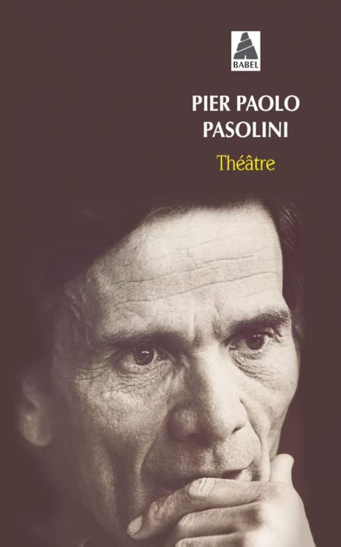 Couverture du livre « THEATRE » de Pasolini/sallenave, librairie Les Contes Infusés à Corte