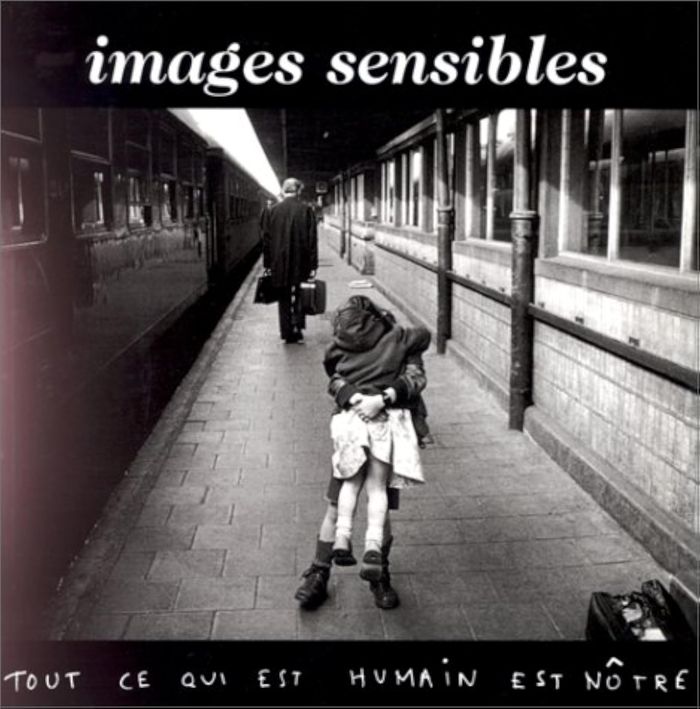 Couverture du livre « IMAGES SENSIBLES - TOUT CE QUI EST HUMAIN EST NOTRE », librairie Les Contes Infusés à Corte