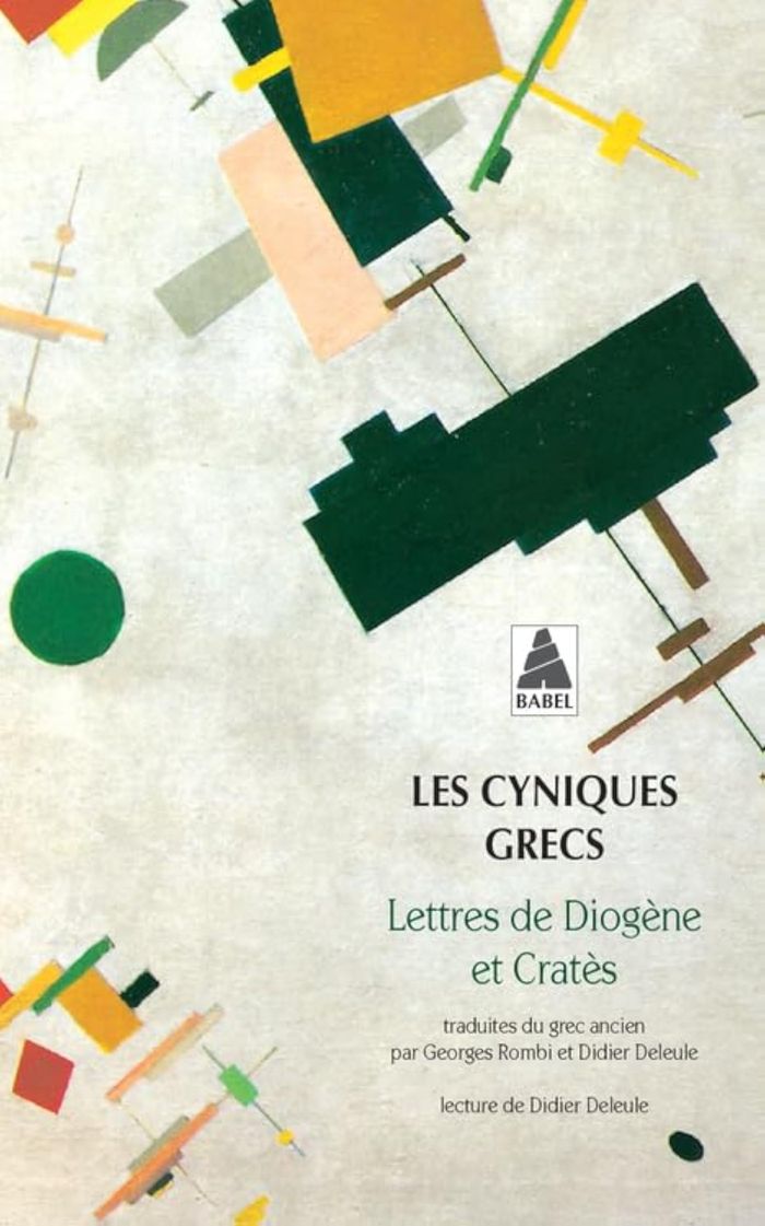 Couverture du livre « LES CYNIQUES GRECS : LETTRES DE DIOGENE ET CRATES » de Diogene/crates, librairie Les Contes Infusés à Corte