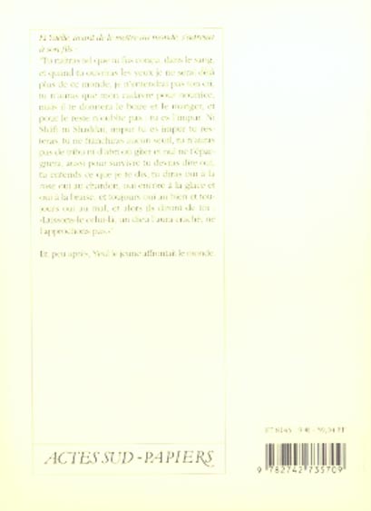 Quatrième de couverture de « YEUL LE JEUNE »