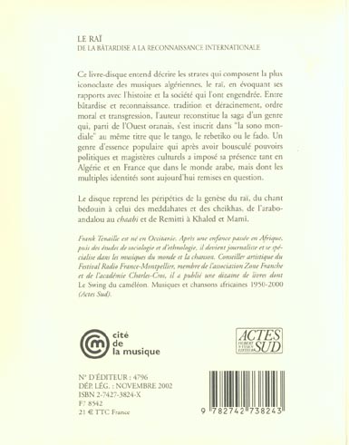 Quatrième de couverture de « LE RAI »