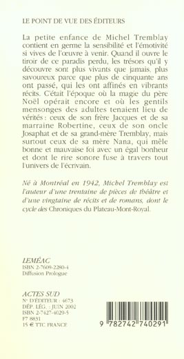 Quatrième de couverture de « BONBONS ASSORTIS »