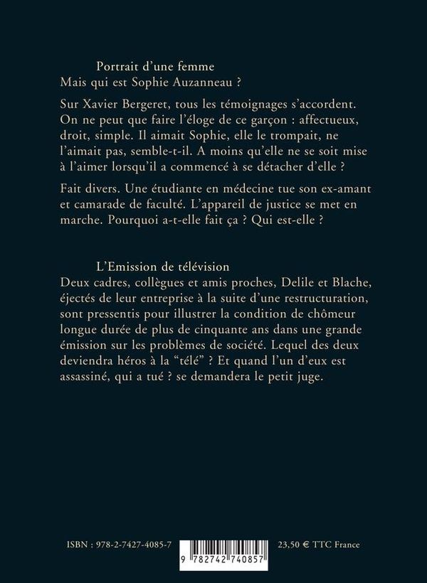 Quatrième de couverture de « THEATRE COMPLET 6 : PORTRAIT D'UNE FEMME - L'EMISSION DE TELEVISION »