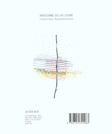 Quatrième de couverture de « HISTOIRE D'UN LIVRE »