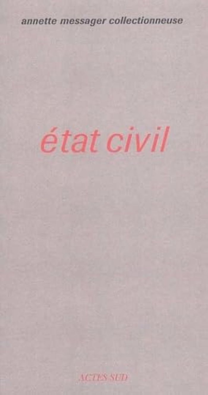Couverture du livre « ETAT CIVIL », librairie Les Contes Infusés à Corte