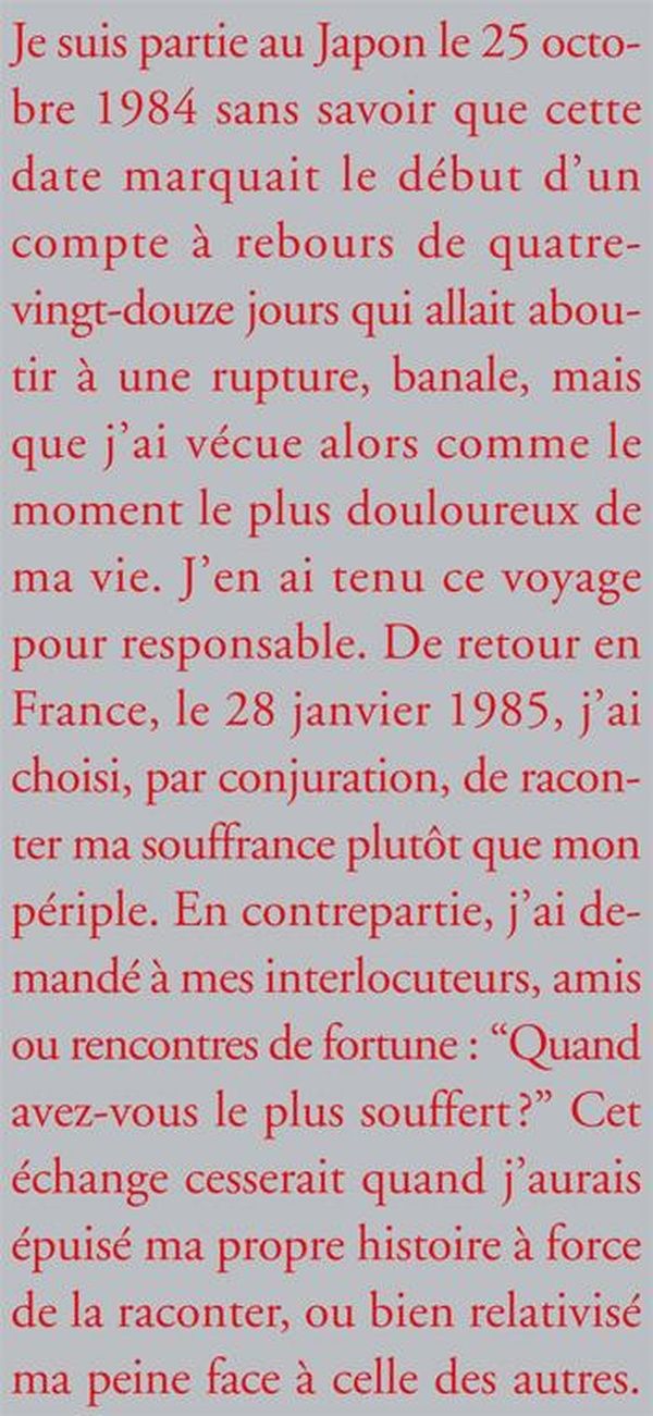 Quatrième de couverture de « DOULEUR EXQUISE »
