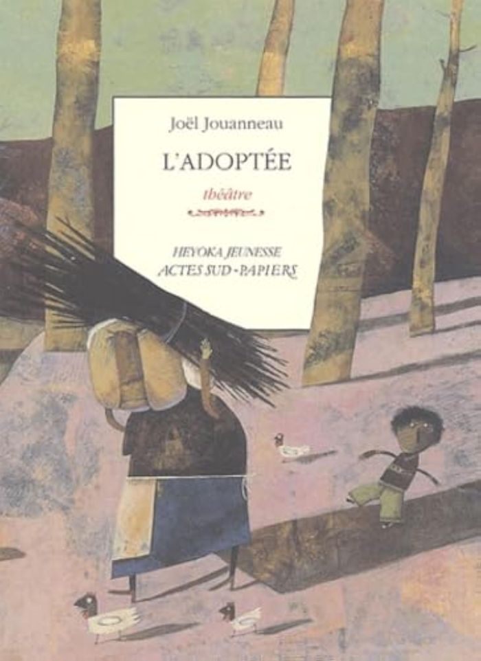 Couverture du livre « L'ADOPTEE » de Jouanneau/hie, librairie Les Contes Infusés à Corte