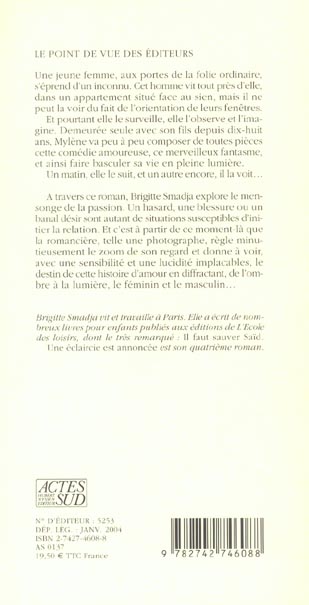Quatrième de couverture de « UNE ECLAIRCIE EST ANNONCEE »