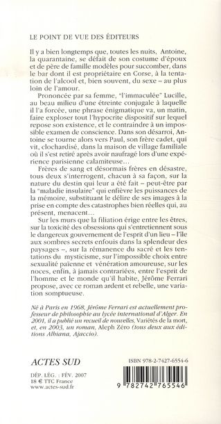 Quatrième de couverture de « Dans le secret : roman »