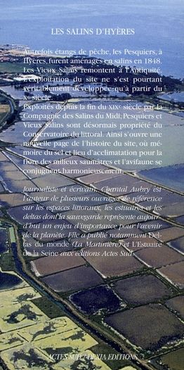 Quatrième de couverture de « LES SALINS D'HYERES »