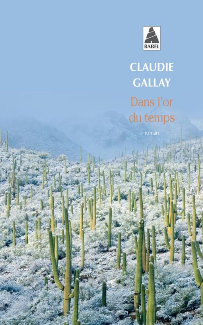 Couverture du livre « Dans l'or du temps : roman » de Claudie Gallay, librairie Les Contes Infusés à Corte