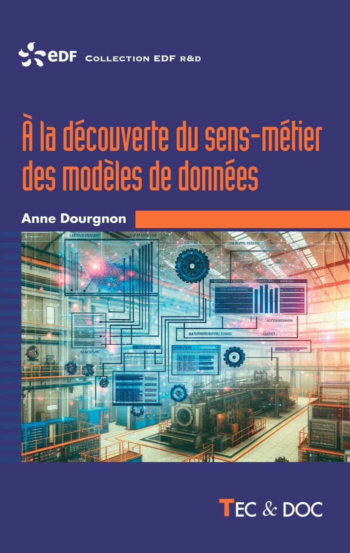 Couverture du livre « À la découverte du sens-métier des modèles de données » de Anne Dourgnon, librairie Les Contes Infusés à Corte
