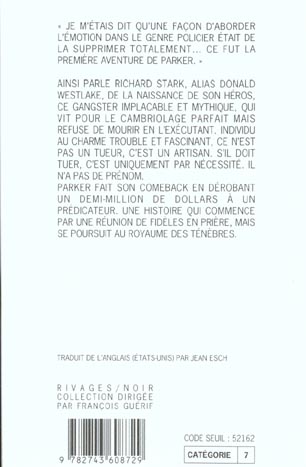 Quatrième de couverture de « COMEBACK »