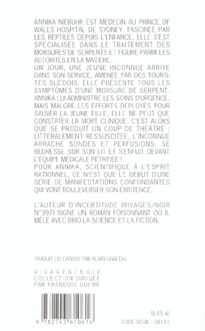 Quatrième de couverture de « LE SERPENT DE SYDNEY »