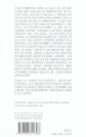 Quatrième de couverture de « LE CONTRAT »