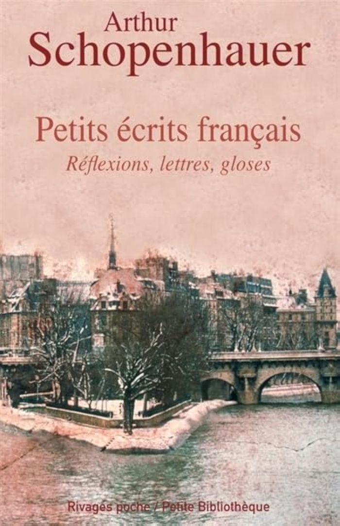 Couverture du livre « Petits écrits français : réflexions, lettres, gloses » de Arthur Schopenhauer, librairie Les Contes Infusés à Corte
