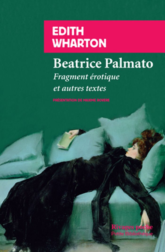 Couverture du livre « Béatrice Palmato : fragment érotique » de Edith Wharton, librairie Les Contes Infusés à Corte