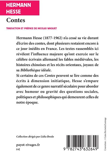 Quatrième de couverture de « Contes »