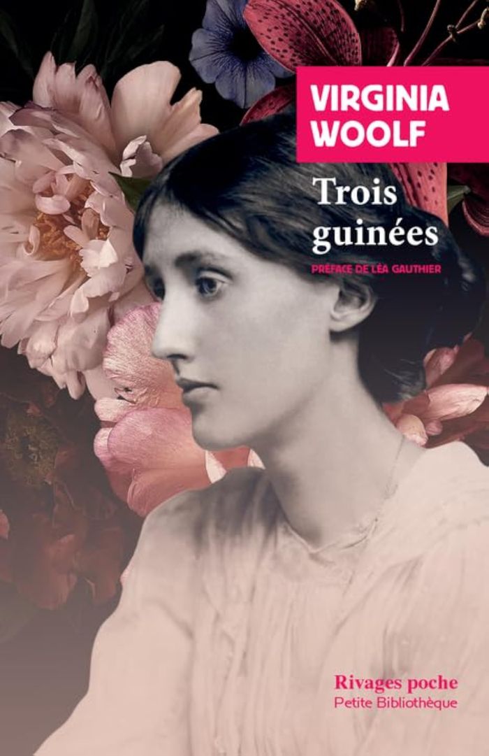 Couverture du livre « Trois guinées » de Virginia Woolf, librairie Les Contes Infusés à Corte