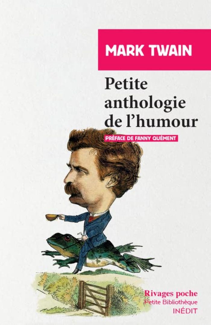 Couverture du livre « Petite anthologie de l'humour » de [réunie par] Mark Twain, librairie Les Contes Infusés à Corte