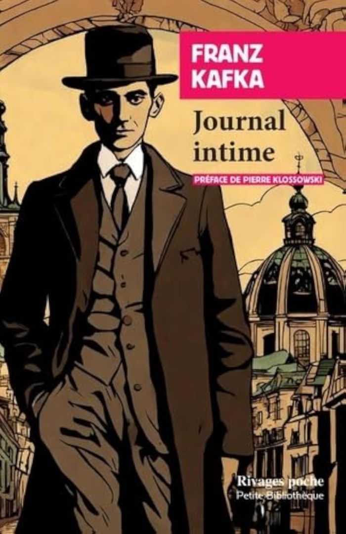 Couverture du livre « Journal intime » de Franz Kafka, librairie Les Contes Infusés à Corte