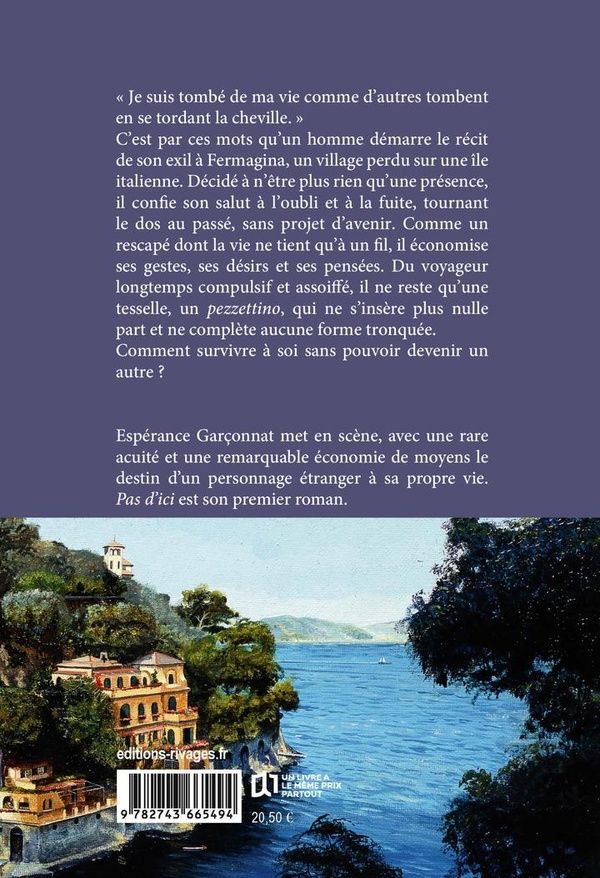 Quatrième de couverture de « Pas d'ici »