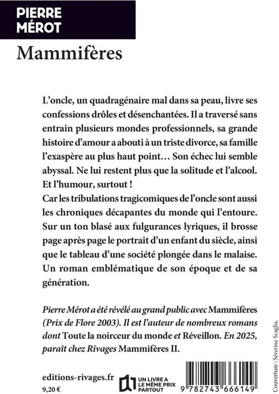 Quatrième de couverture de « Mammifères »