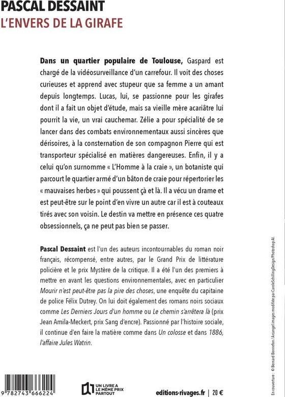Quatrième de couverture de « L'envers de la girafe »