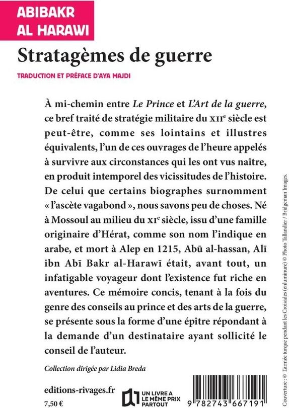 Quatrième de couverture de « Stratagèmes de guerre »