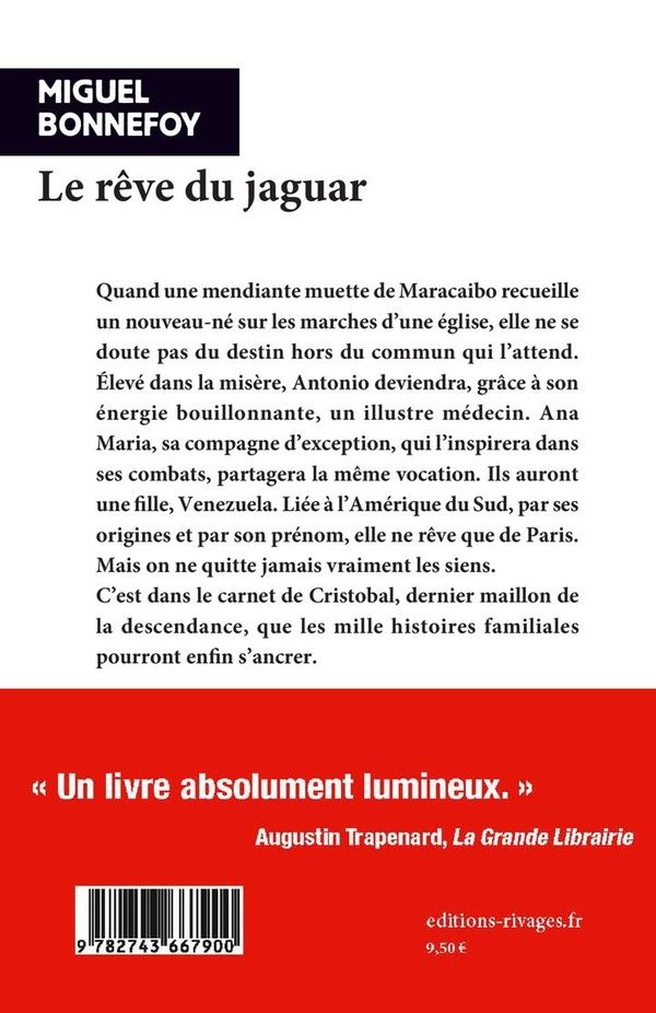 Quatrième de couverture de « LE REVE DU JAGUAR »