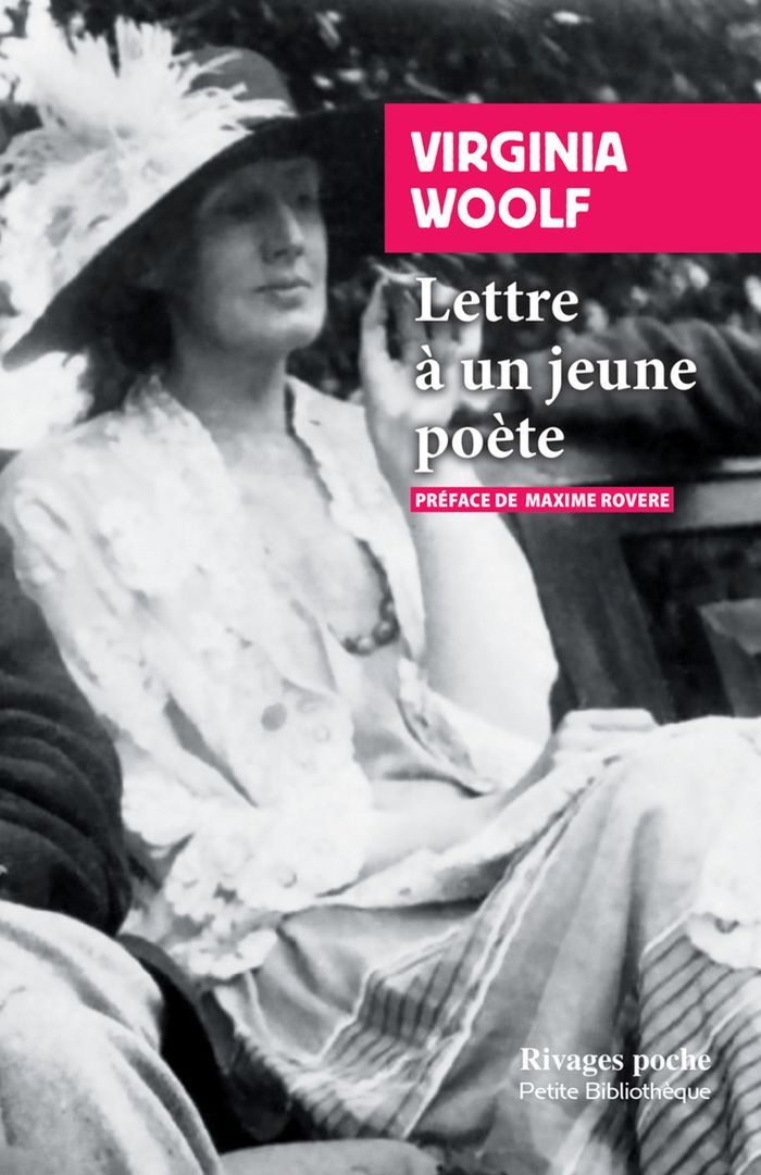 Couverture du livre « Lettre à un jeune poète : et autres textes » de Virginia Woolf, librairie Les Contes Infusés à Corte