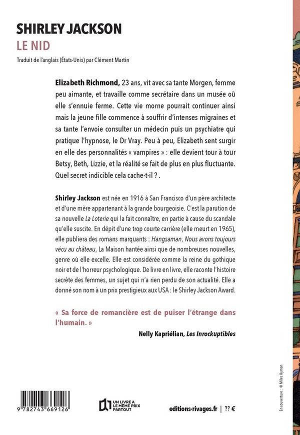 Quatrième de couverture de « Le nid »