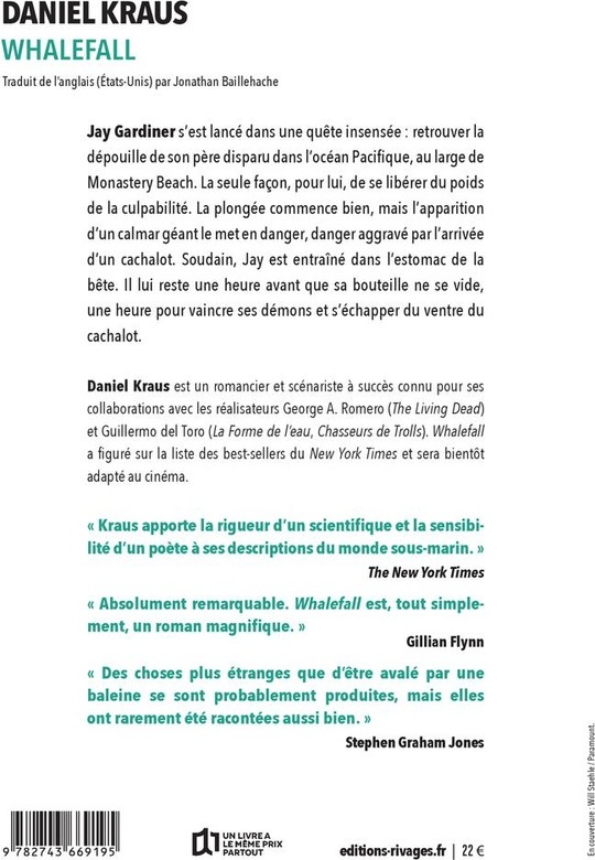 Quatrième de couverture de « Whalefall »