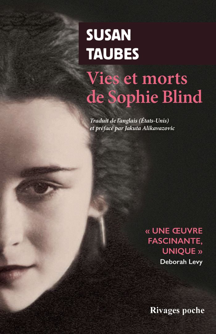 Couverture du livre « Vies et morts de Sophie Blind » de Susan Taubes, librairie Les Contes Infusés à Corte