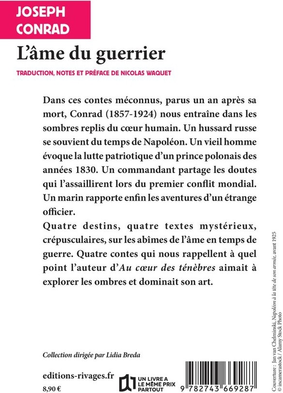 Quatrième de couverture de « L'âme du guerrier : et autres contes »
