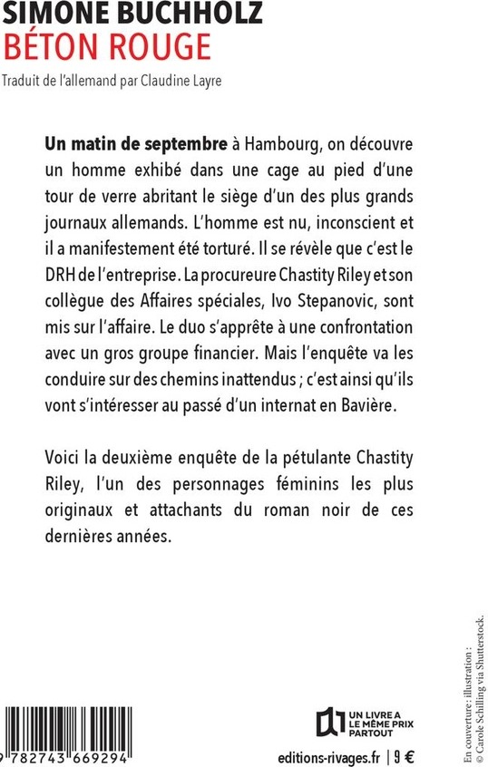 Quatrième de couverture de « Béton rouge »