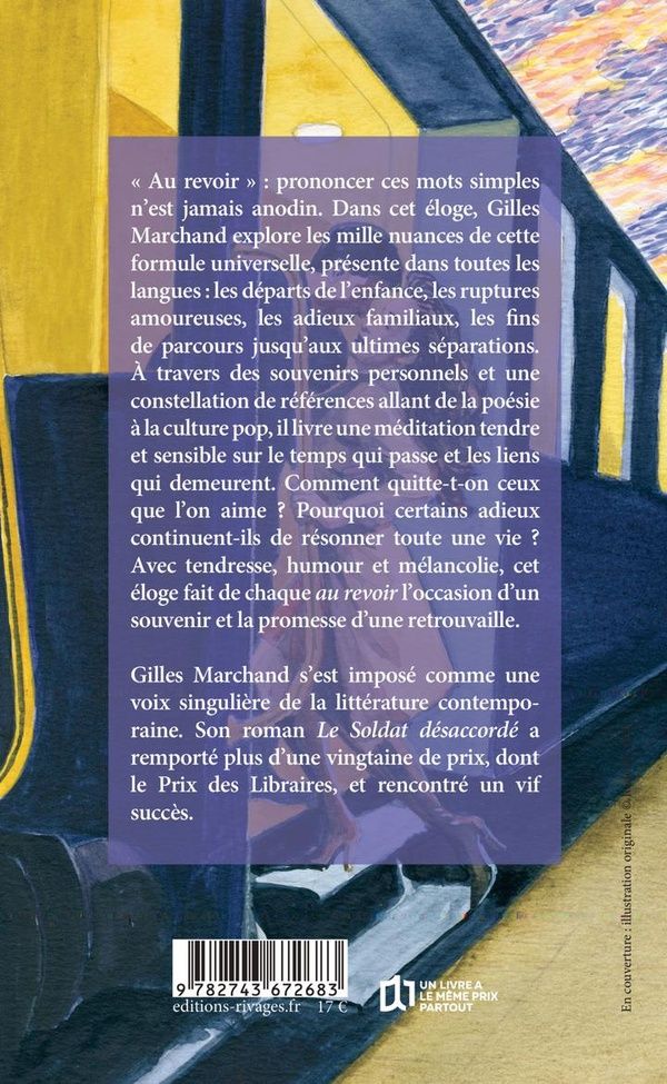 Quatrième de couverture de « ELOGE DE L'AU REVOIR »