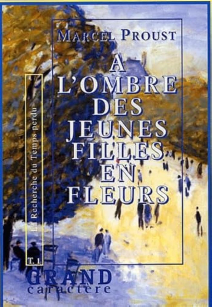 Couverture du livre « A L OMBRE DES JEUNES FILLES EN FLEUR T1 » de M Proust, librairie Les Contes Infusés à Corte