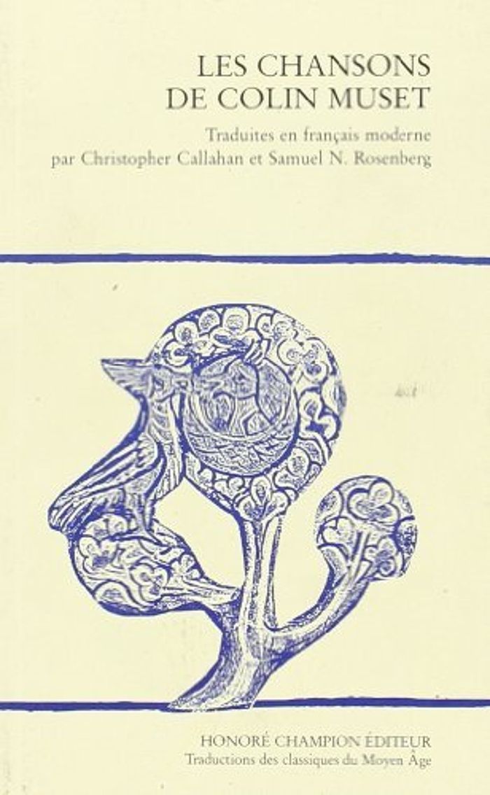 Couverture du livre « LES CHANSONS DE COLIN MUSET », librairie Les Contes Infusés à Corte