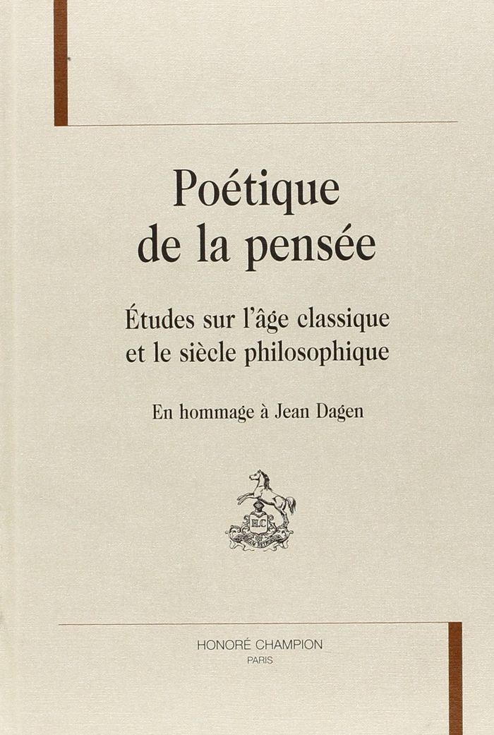 Couverture du livre « POETIQUE DE LA PENSEE » de Beatrice Guion, librairie Les Contes Infusés à Corte