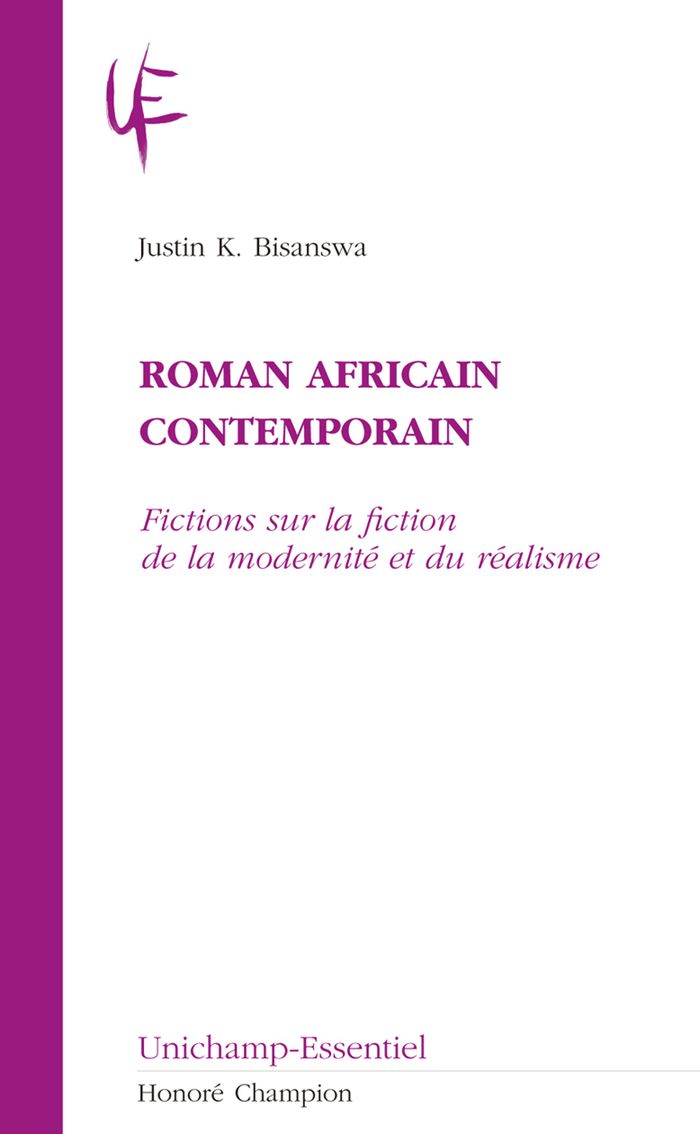 Couverture du livre « ROMAN AFRICAIN CONTEMPORAIN » de Bisanswa Justin K., librairie Les Contes Infusés à Corte