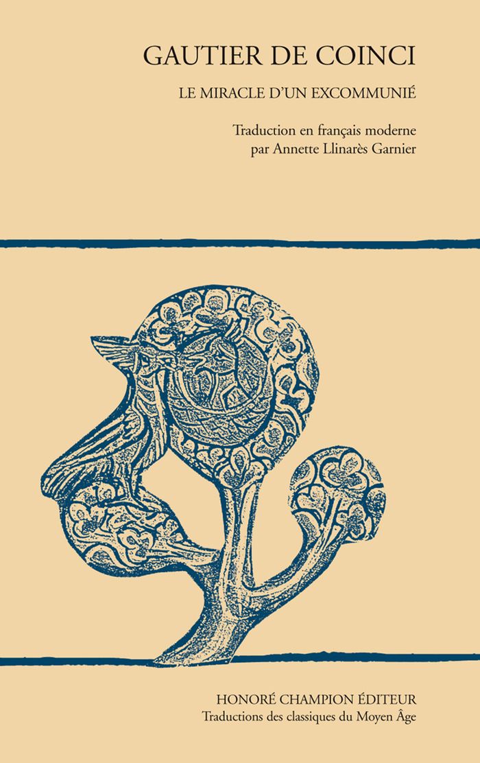 Couverture du livre « LE MIRACLE D'UN EXCOMMUNIE » de Gautier De Coincy, librairie Les Contes Infusés à Corte