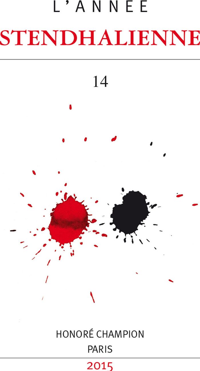 Couverture du livre « L ANNEE STENDHALIENNE N 14 - 2015 » de Revue Lannee Stendha, librairie Les Contes Infusés à Corte